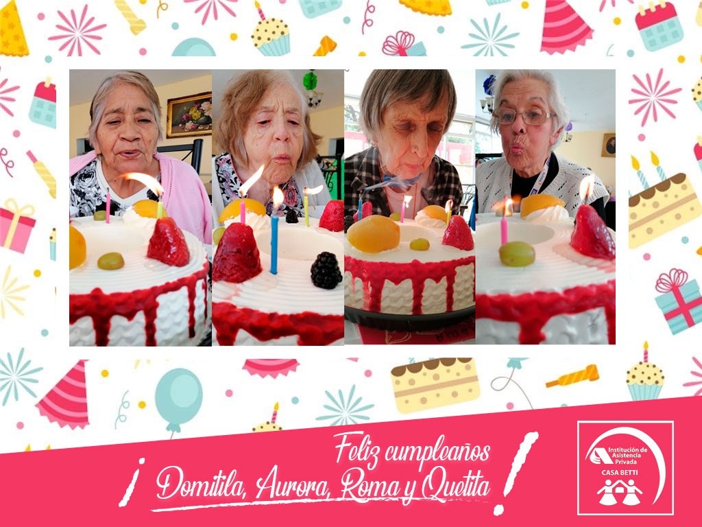 ¡Feliz Cumpleaños Domi, Auro, Roma y Quetita!