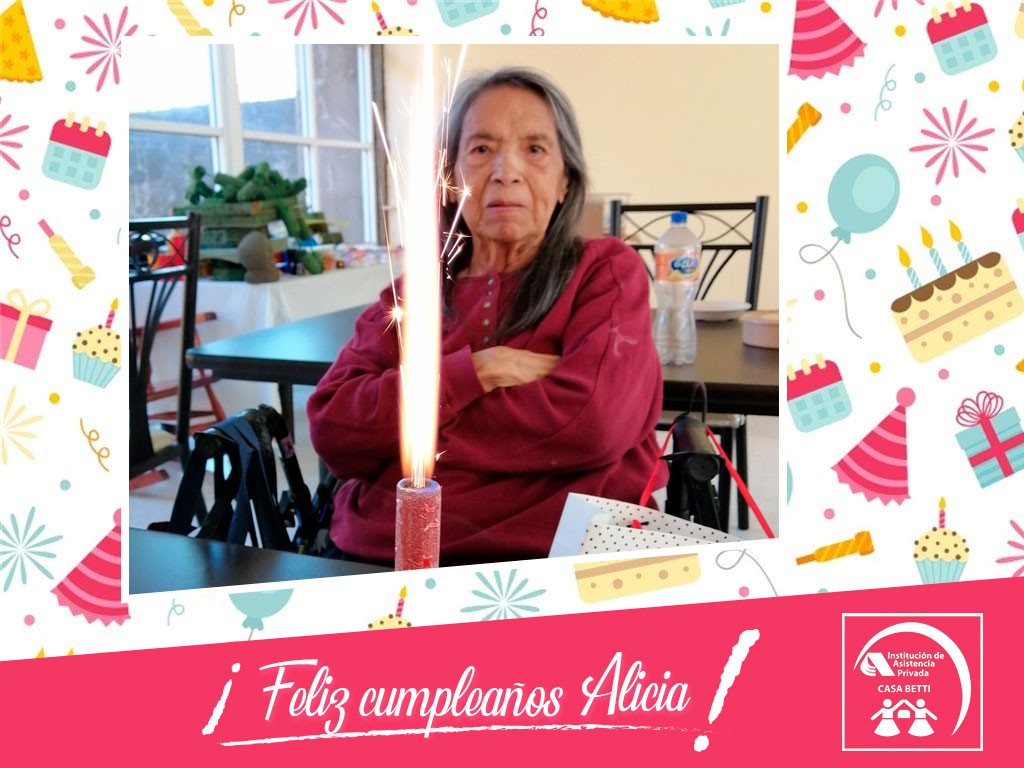 ¡Feliz cumpleaños Alicia!