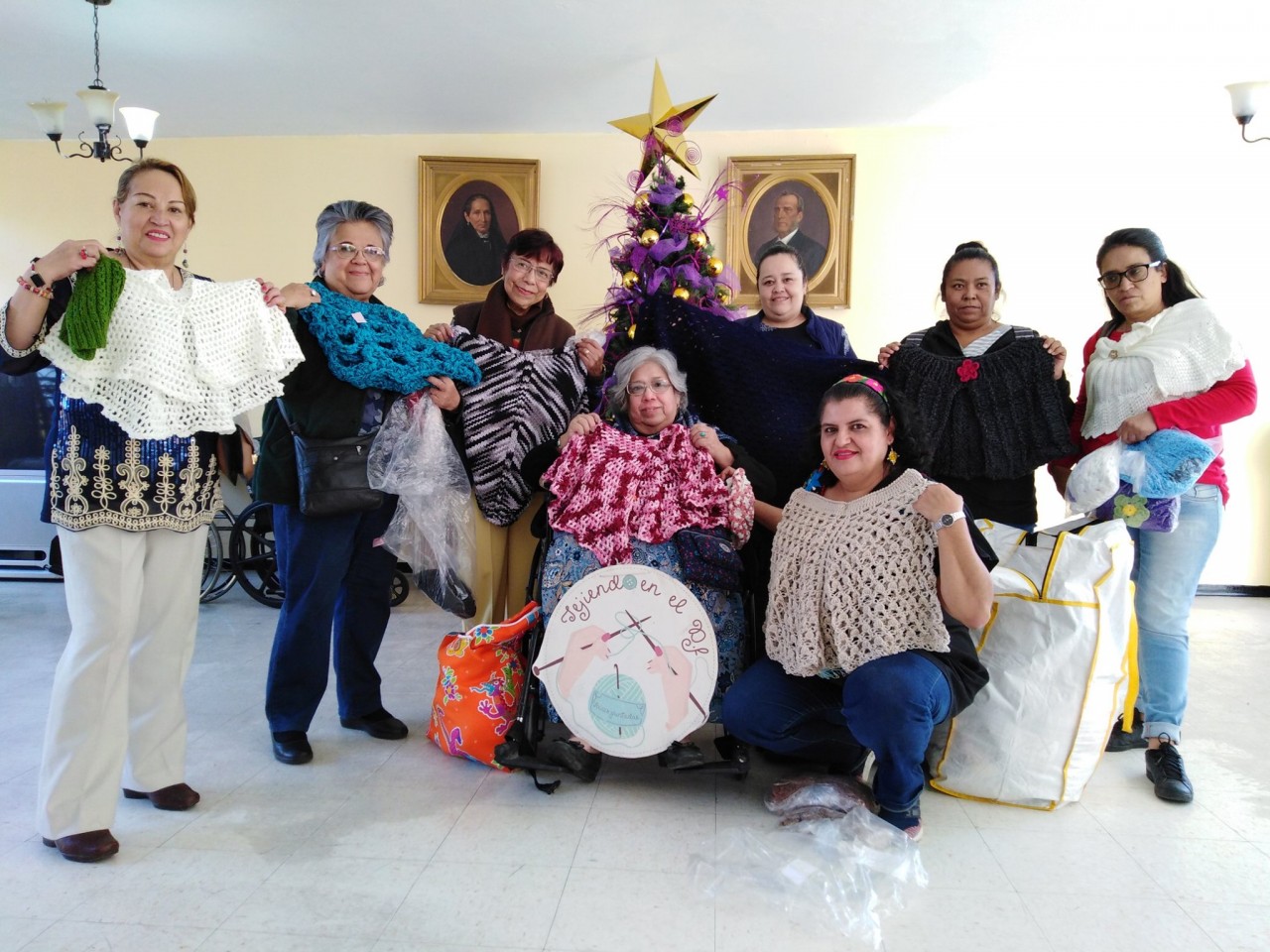 Integrantes de "Tejiendo en el DF" visitan Casa Betti